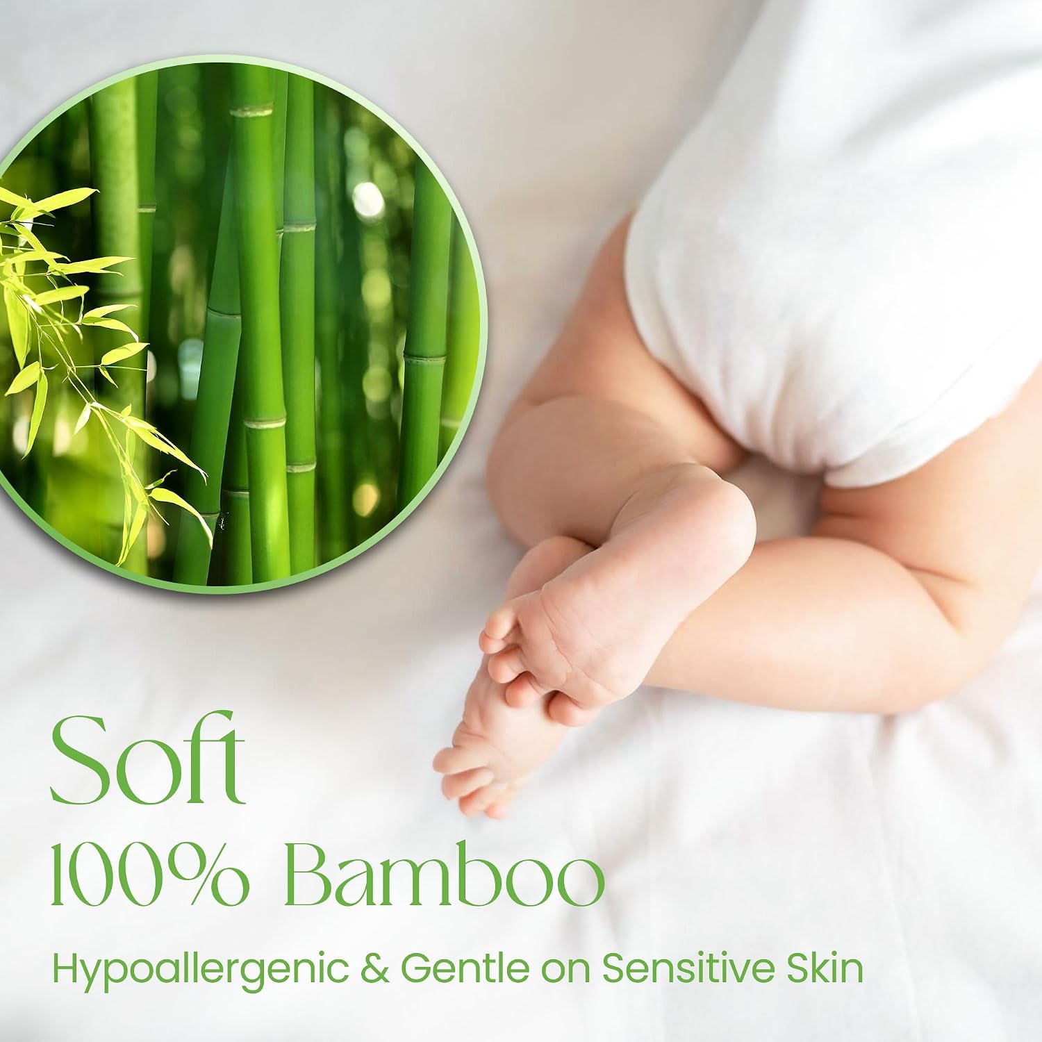 Thumbnail 3 de Cot Mattress Protector – Waterproof 100% Bamboo (120 x 60 cm)