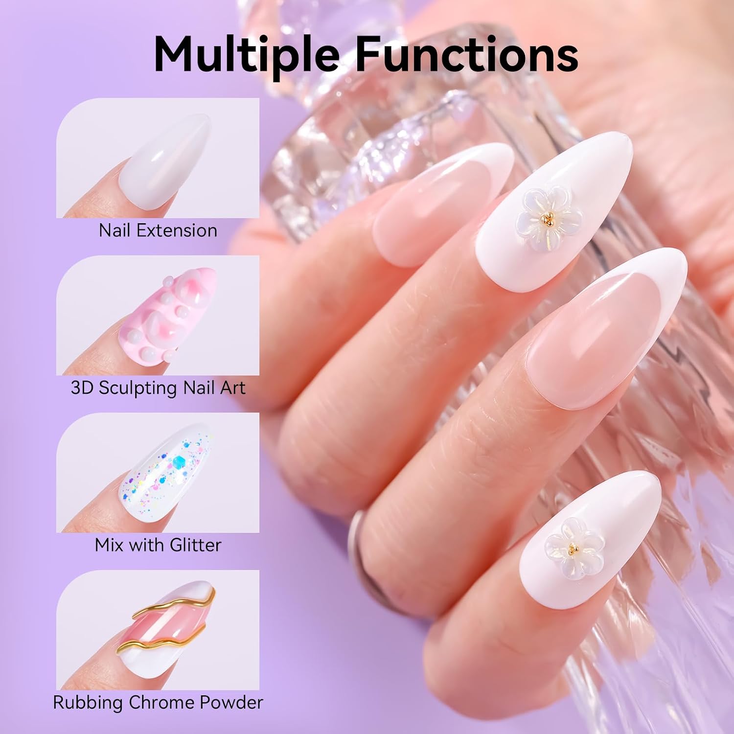 Detalle de Makartt 3D Nail Gel White