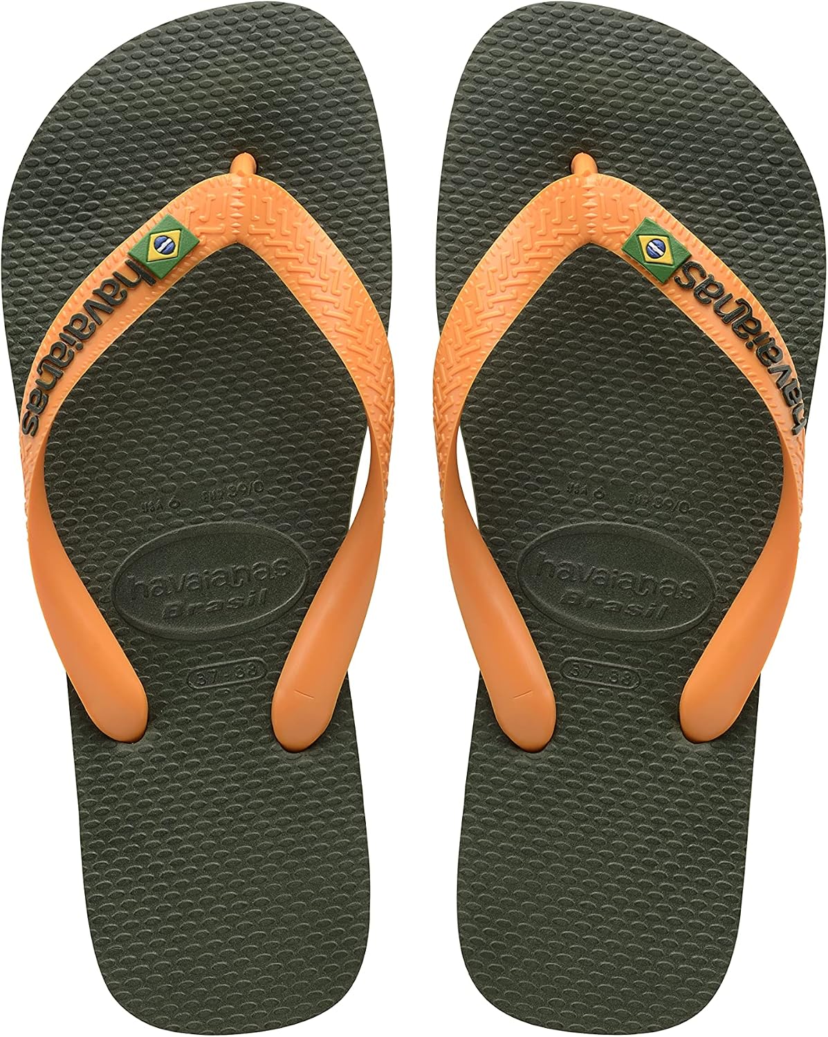 Thumbnail 6 de Havaianas Brasil Logo infradito iconiche con suola antiscivolo, unisex adulti