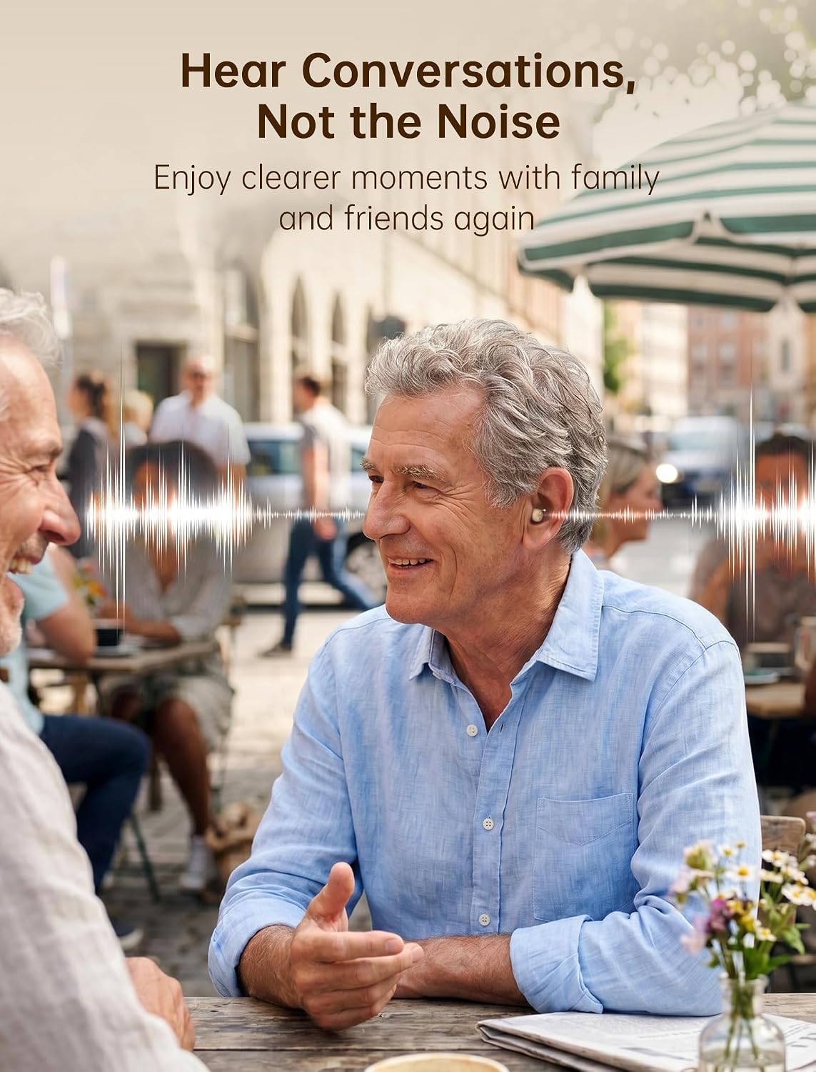 Detalle de Rechargeable OTC Hearing Aids, 100-Hour Use