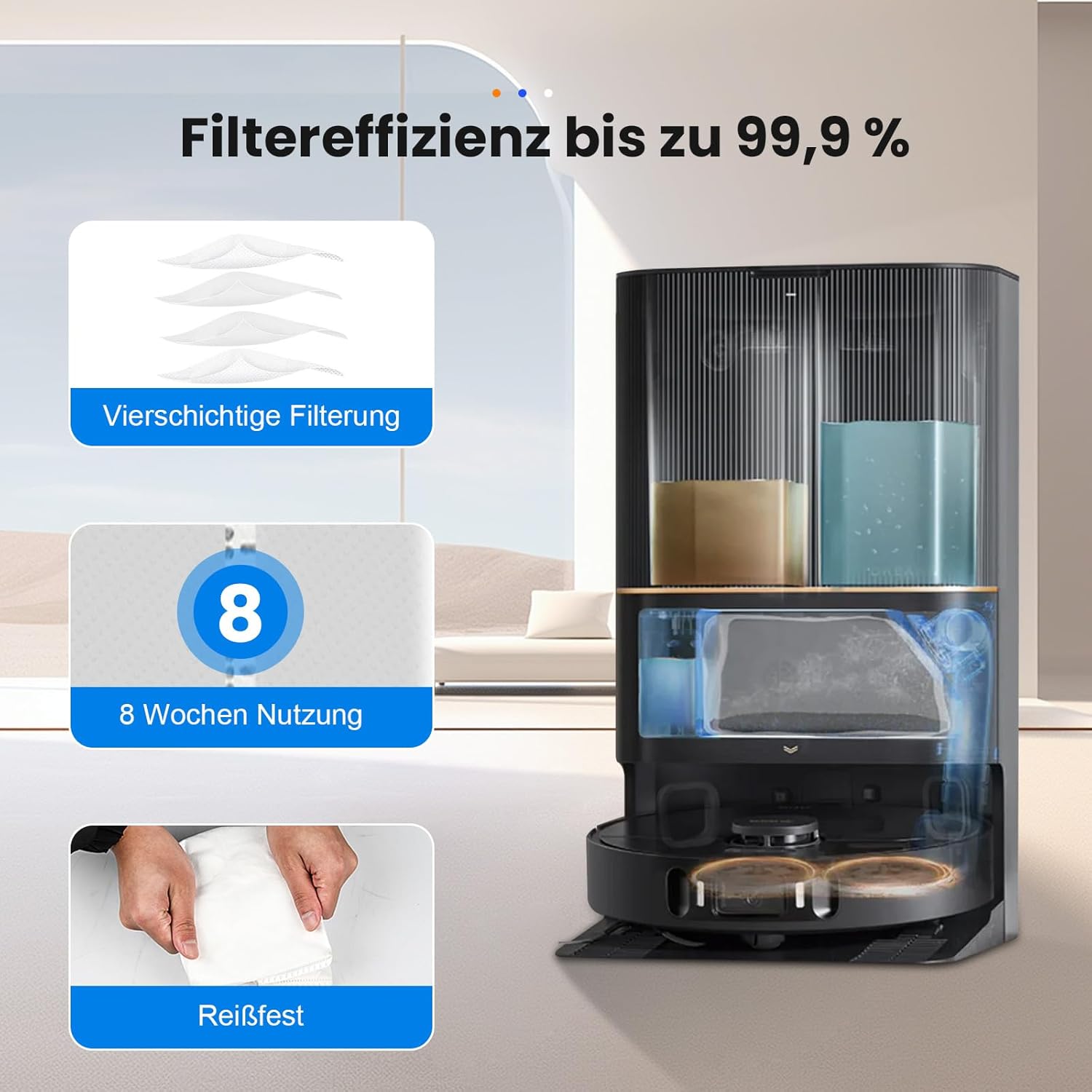 Thumbnail 5 de TriCut-Bürste Zubehör für Dreame Saugroboter