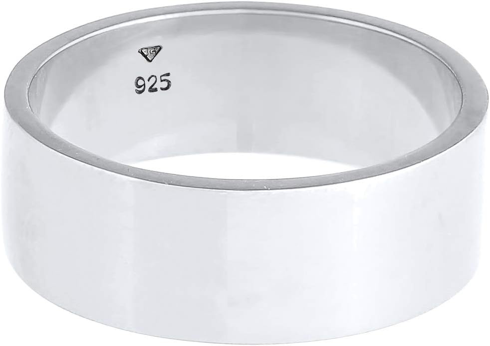 Thumbnail 3 de Kuzzoi Herrenring Bandring mit Kreuz-Motiv aus 925 Sterling Silber (8 mm, oxidiert) – Ringgröße 60–66