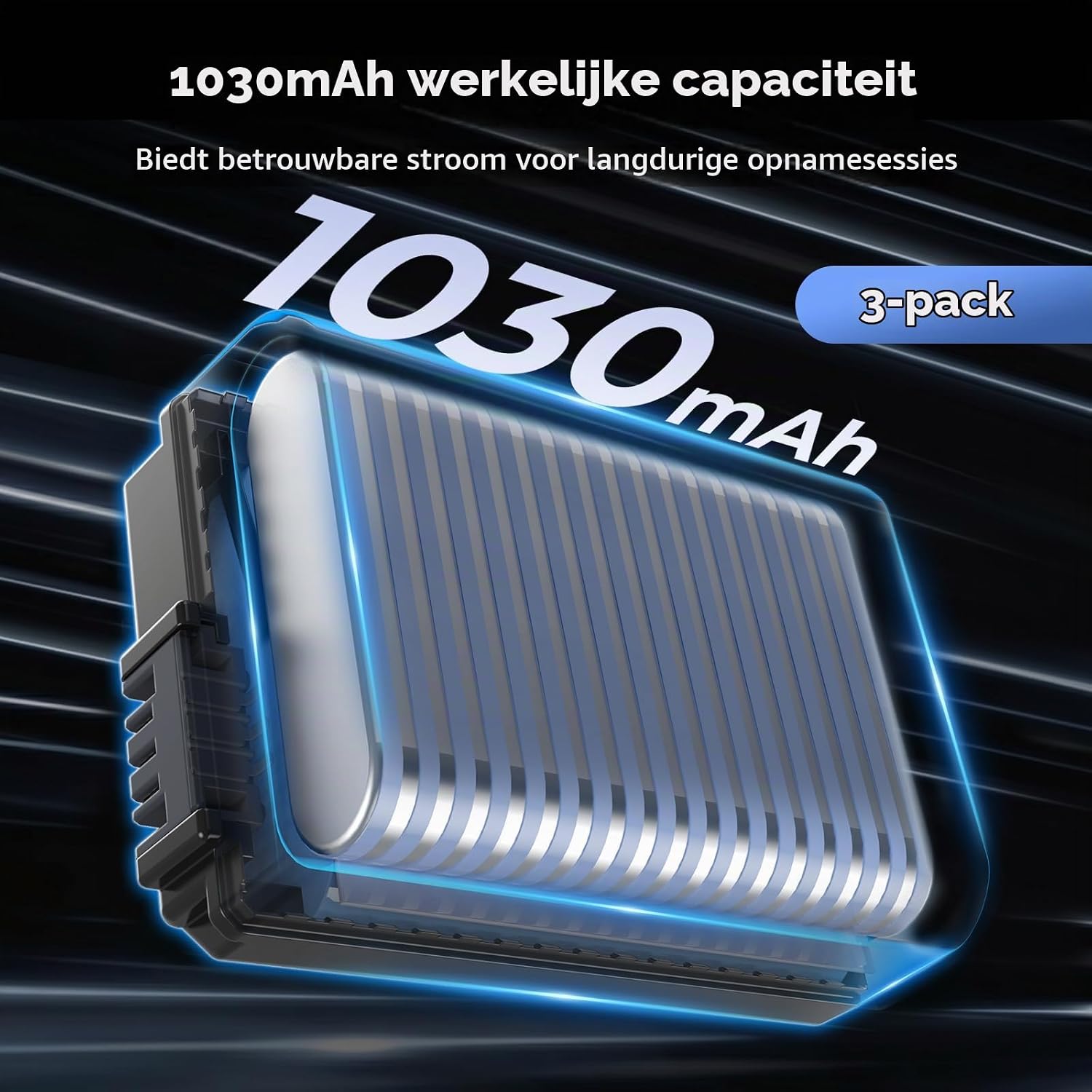 Detalle 2 de SMALLRIG 6019 NP-FW50-batterijset met drie accu's en lcd-lader