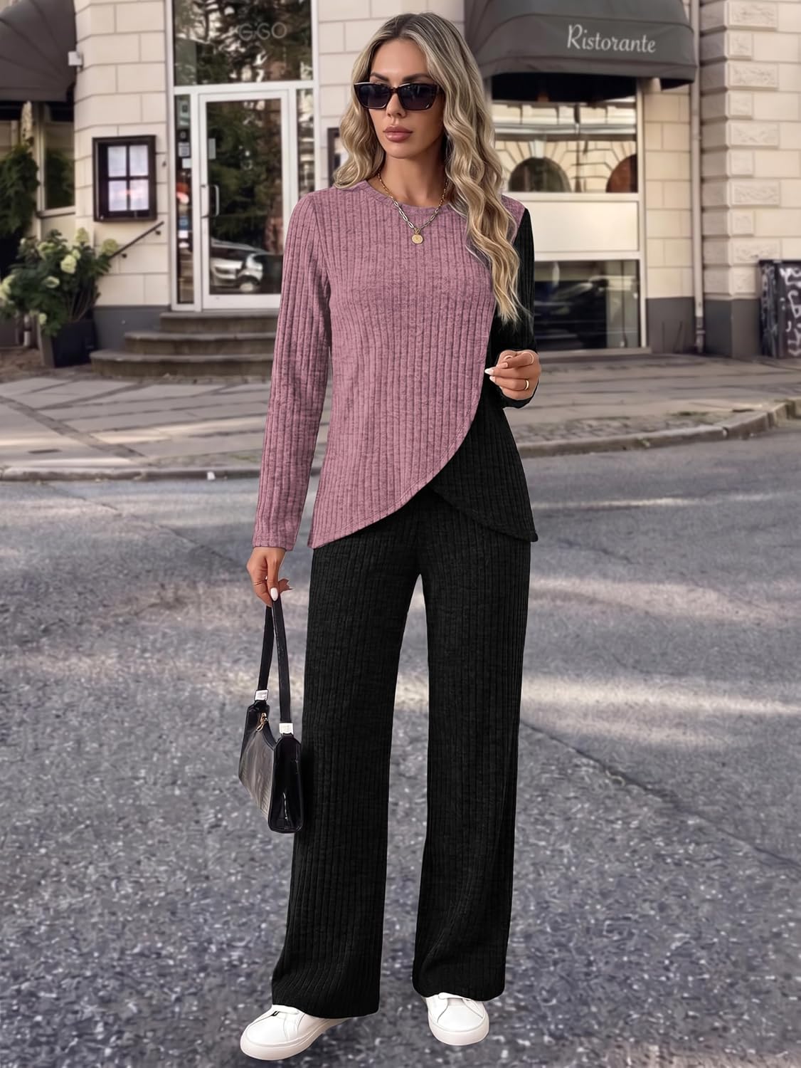 Detalle 2 de WIHOLL Women's Lounge Set in Polyester Blend