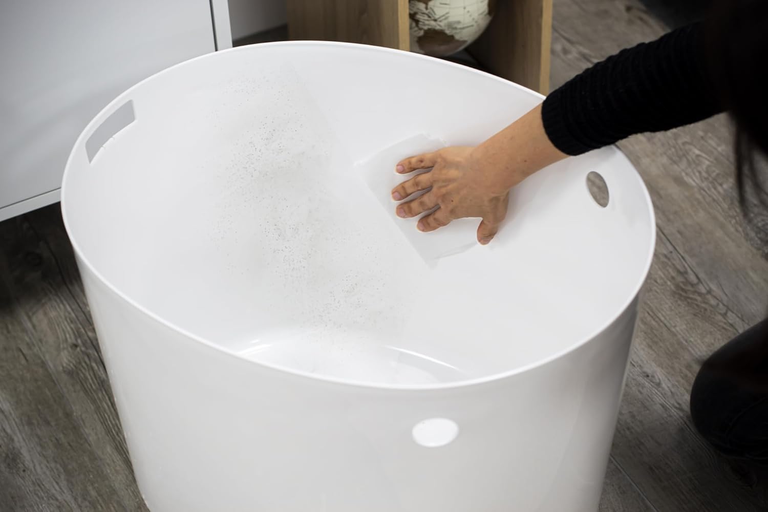 Thumbnail 3 de Iris Ohyama Katzenklo PUNT-530 mit Schaufel bis 7 kg, Weiß/Beige, mit Deckel (XXL)