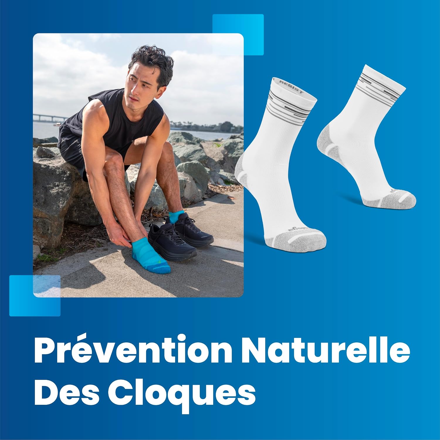 Thumbnail 5 de Balega No Show Chaussette Mixte (lot de 2) – Confort anti-glisse pour la course et le sport