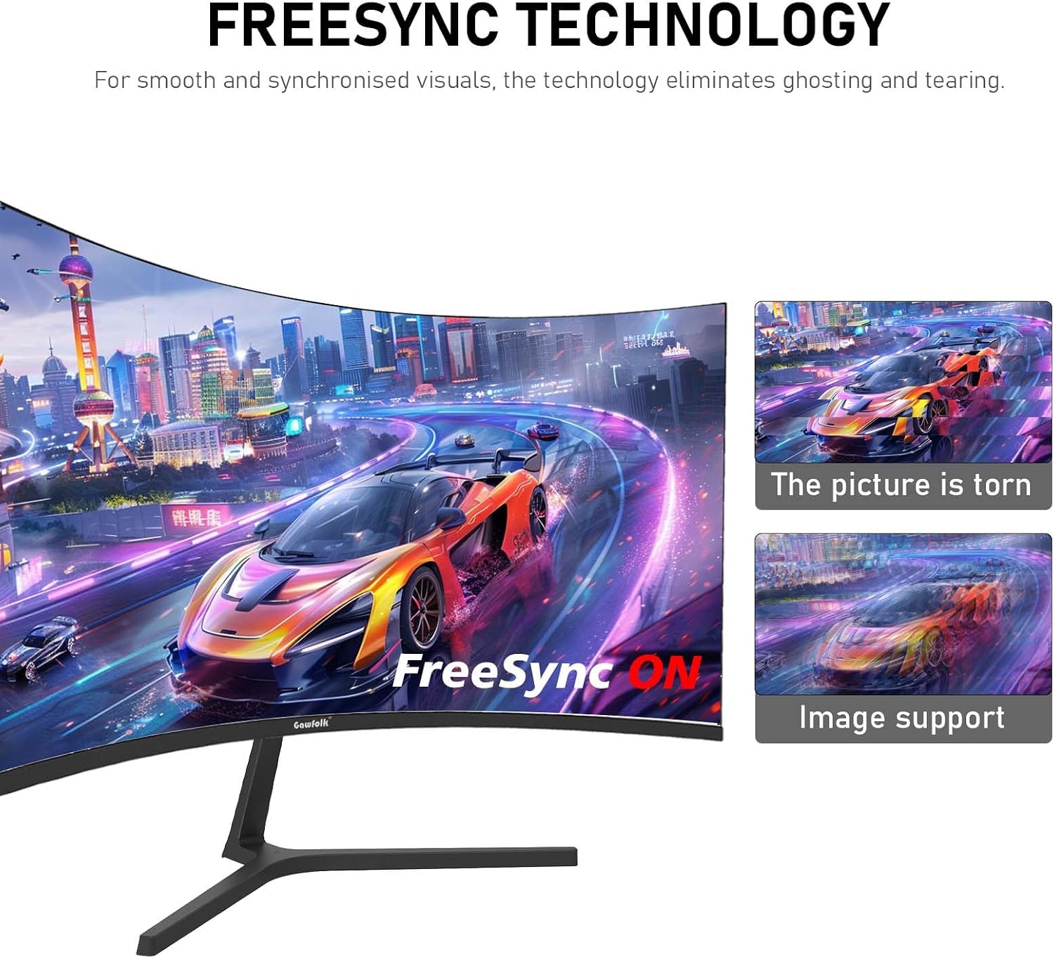 Thumbnail 3 de Gawfolk 27-inch Curved Gaming Monitor 280Hz
