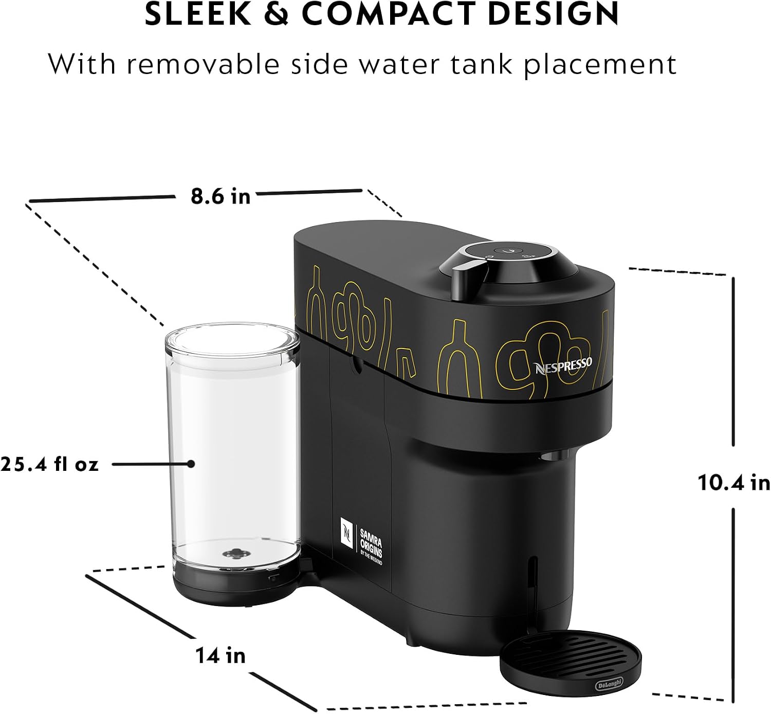 Detalle 2 de De'Longhi Nespresso Vertuo Pop+ espresso maker
