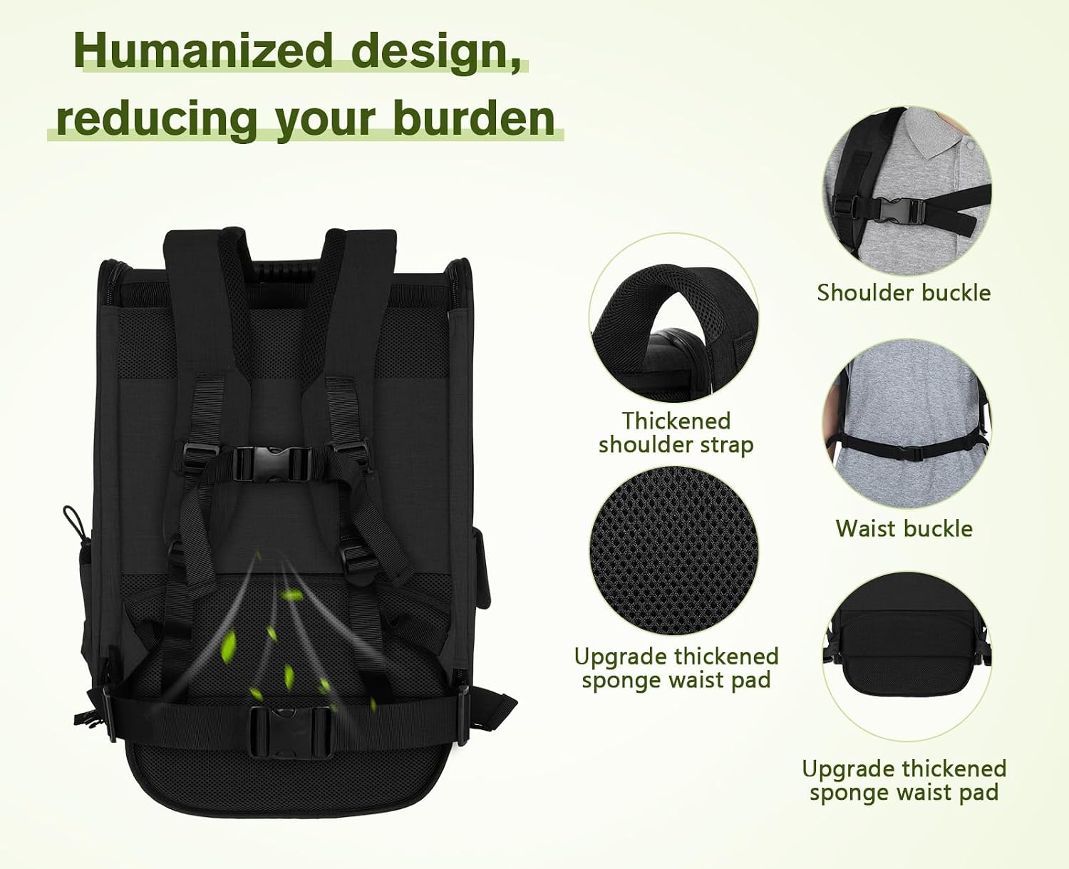 Detalle 1 de Pecute pecute Haustier Rucksack Katze XL