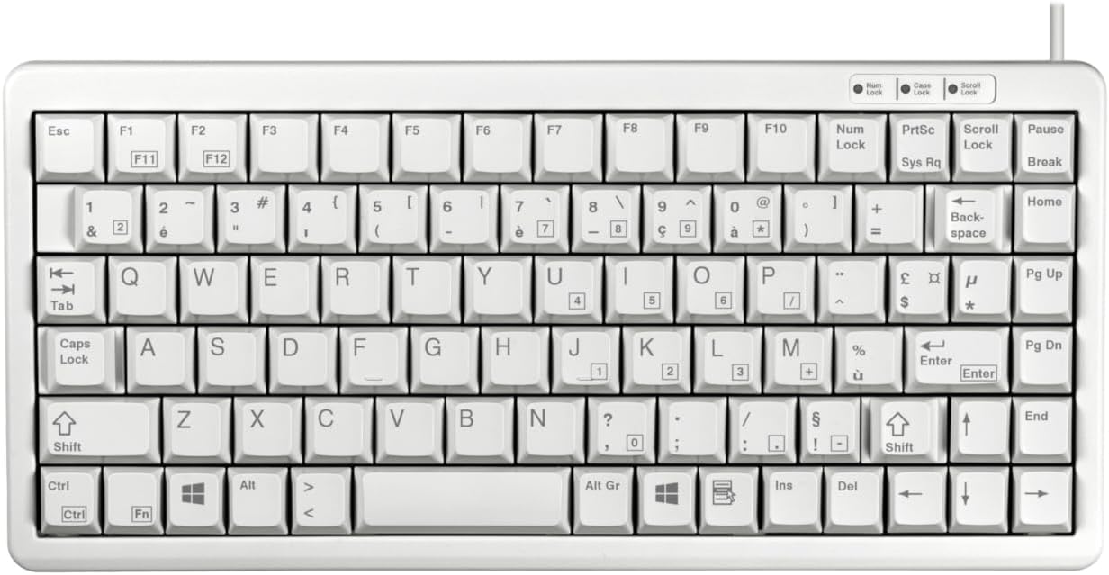 Thumbnail 6 de CHERRY G84-4100 – kompaktowa klawiatura USB, francuski AZERTY, 86 klawiszy