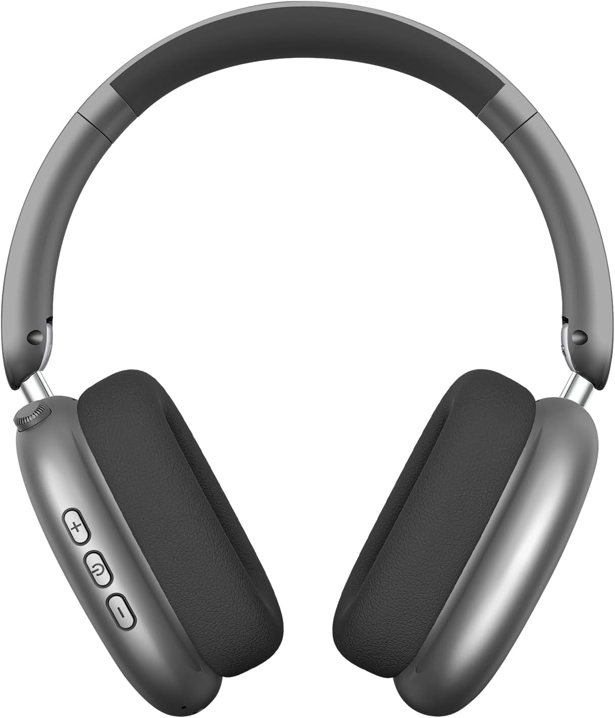 Detalle de Wentronic Y01 Noise-Cancelling-Kopfhörer – Kabellose Over‑Ear, Bluetooth 5.3, 48h Akku, Grau