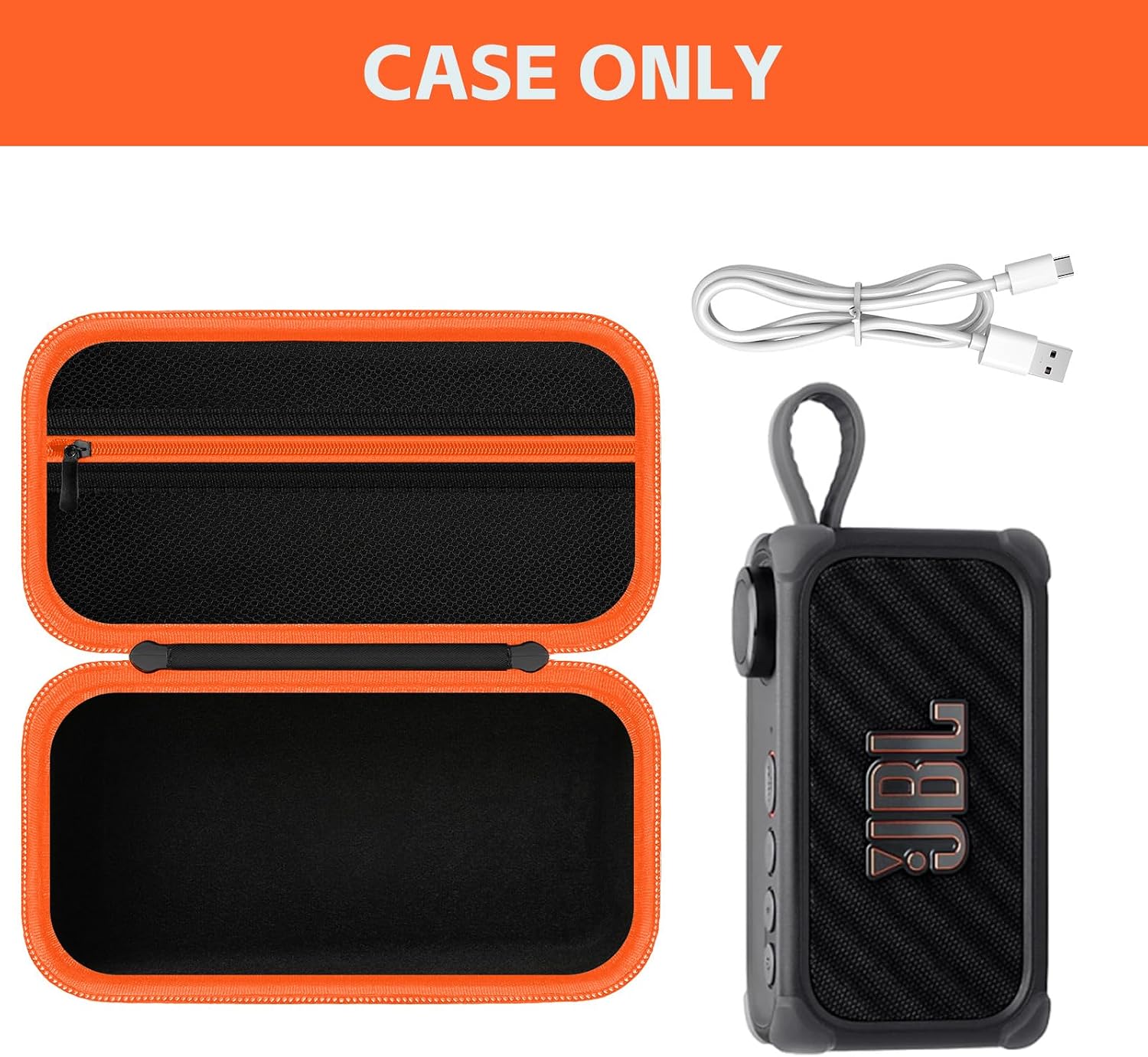 Detalle de HESPLUS JBL Bandbox Solo対応 ハードケース EVA製・メッシュポケット付き
