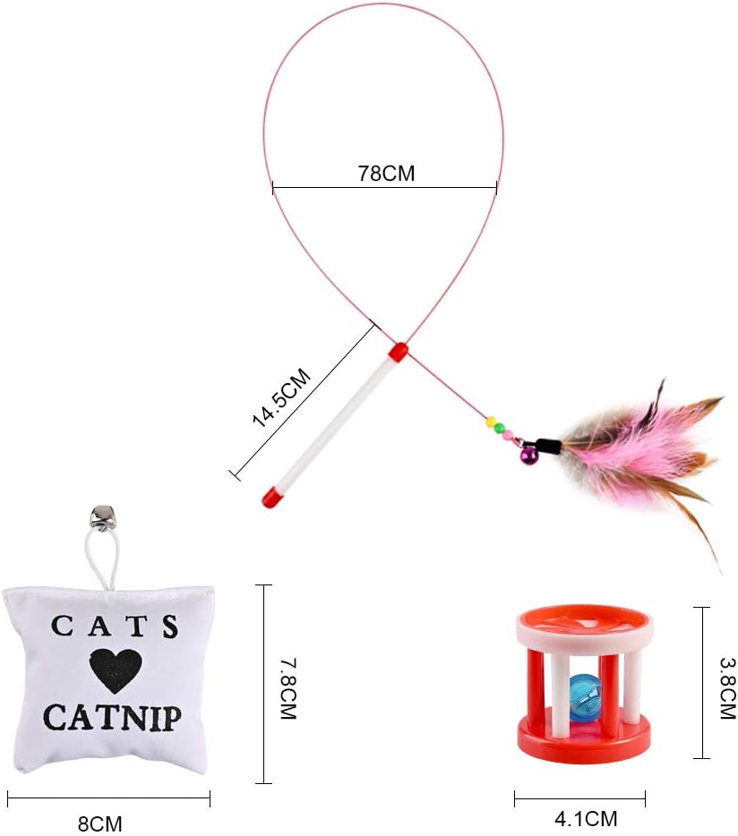 Detalle 2 de GOLDGE Juguetes para Gatos 16 piezas