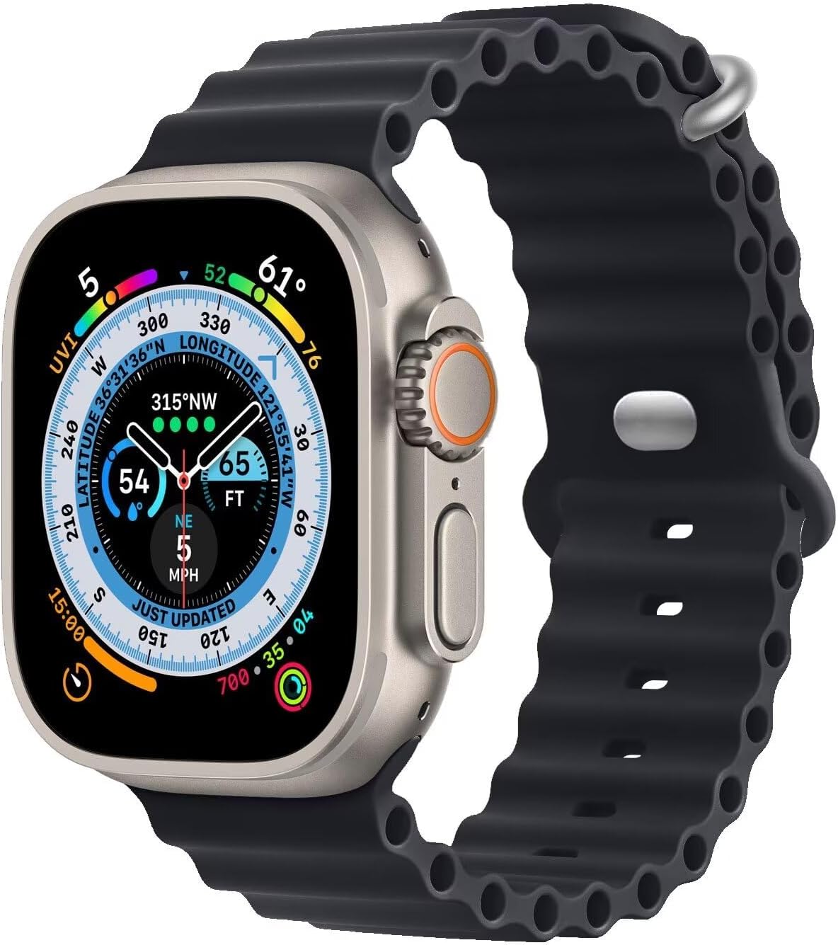 Thumbnail 6 de HdanMole Silicone Ocean Strap for Apple Watch Ultra & Series (Yellow) – water-sport style band