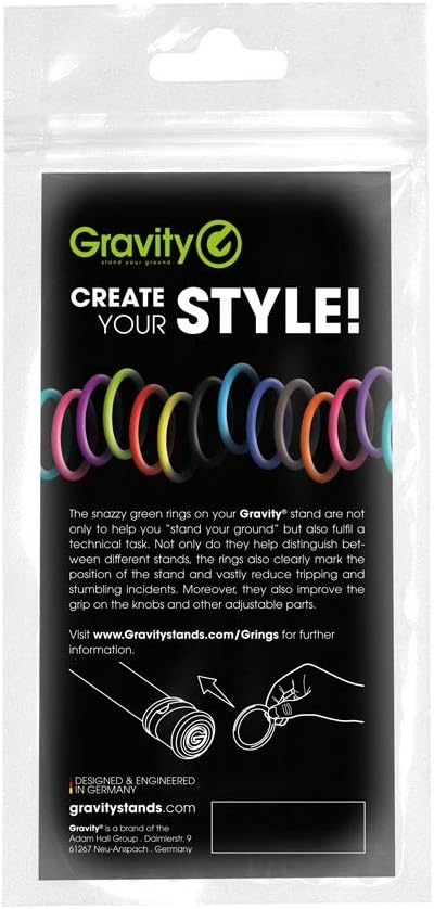 Thumbnail 2 de Gravity RP 5555 BLK 1 – Jeu de bagues universelles Gravity, Vanta Black