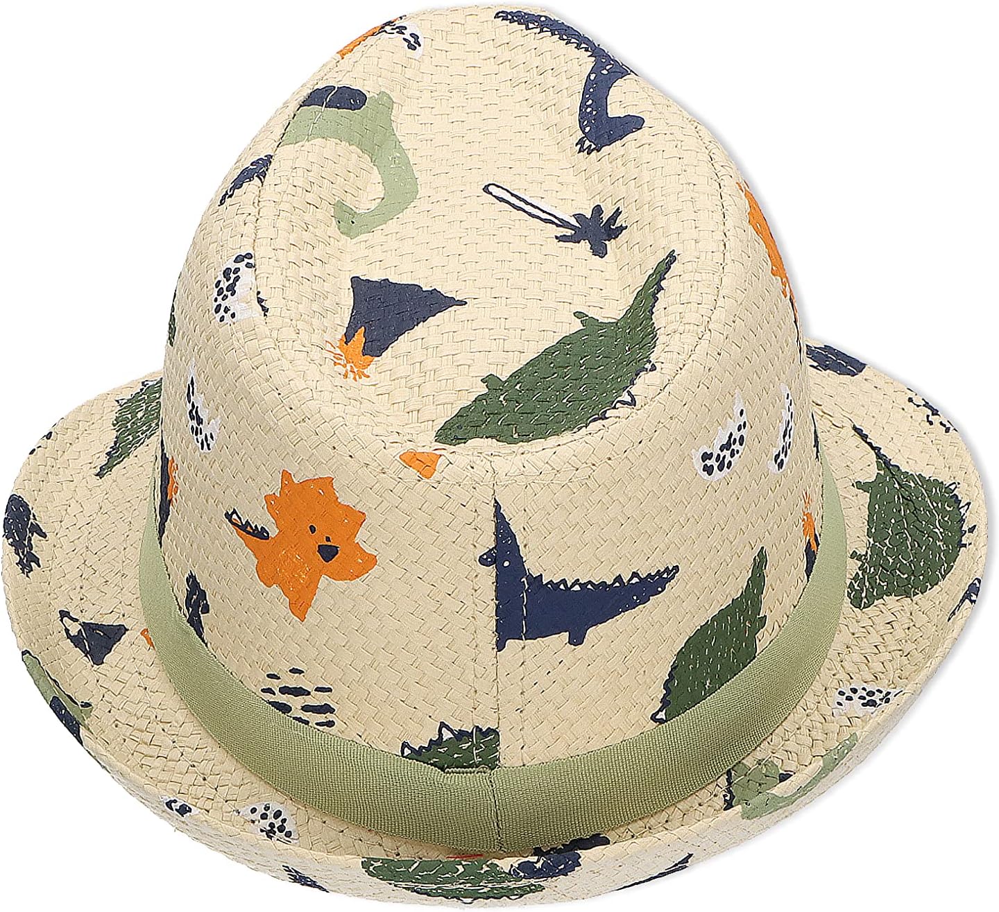 Detalle de Sterntaler Strohhut Dino – Sommerhut mit UV-Schutz 50+ für Jungen