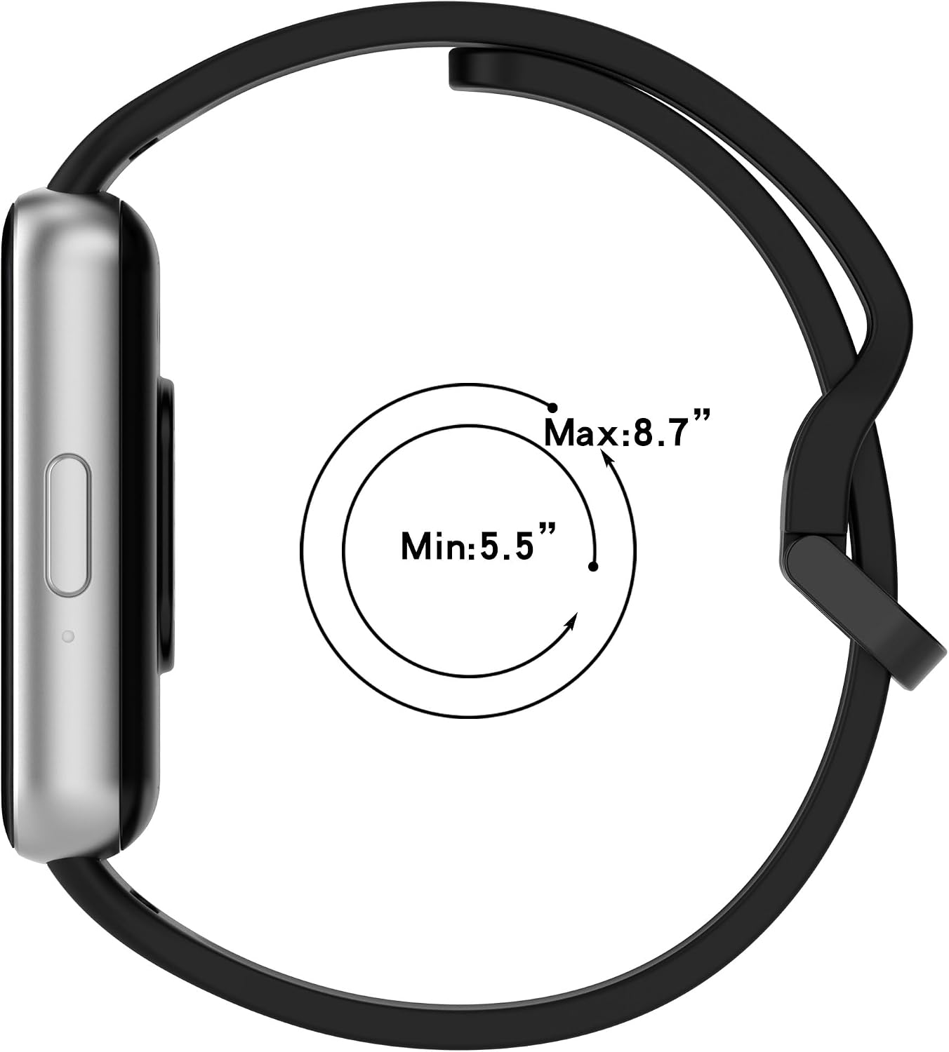 Detalle de Panda Bobo Strap for Galaxy Fit 3 (SM-R390) – Soft Silicone Replacement Band