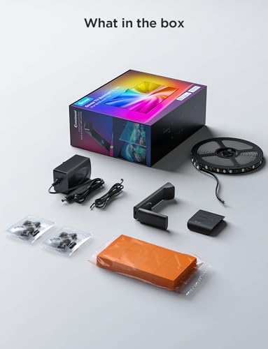 Thumbnail 8 de Govee TV Backlight 3 Lite avec Correction Fisheye – RGBICW 4 en 1 pour téléviseur 55–65