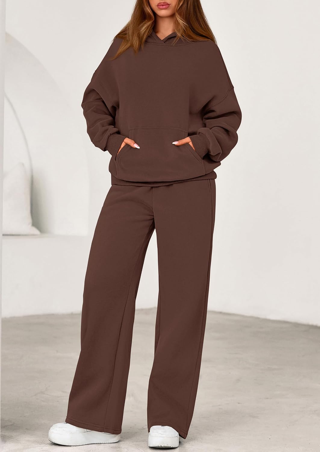 Thumbnail 6 de PRETTYGARDEN Women's Two-Piece Sweatsuit, Cotton-Poly Blend