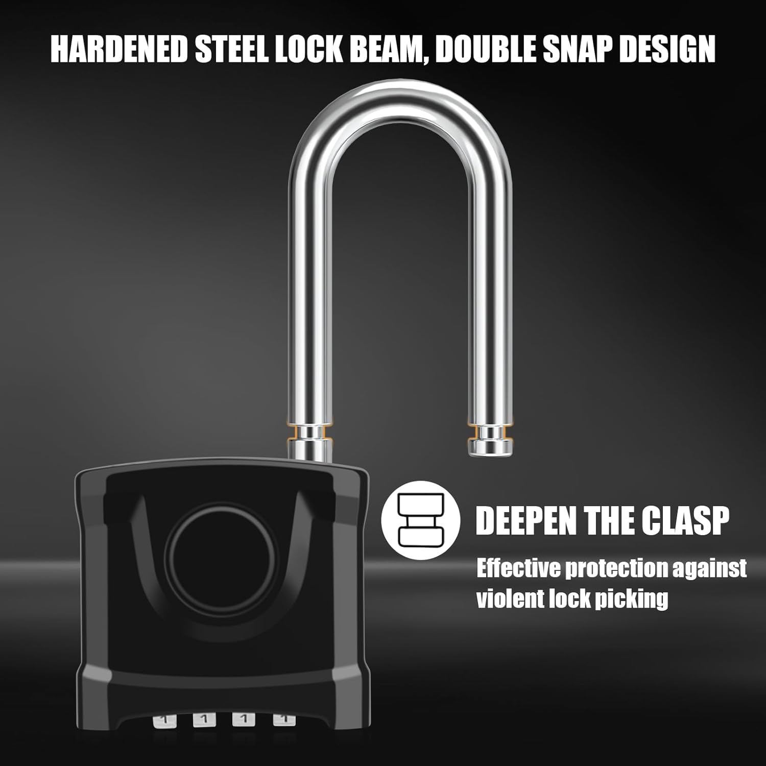 Detalle de Diyife Heavy Duty Combination Padlock 54mm