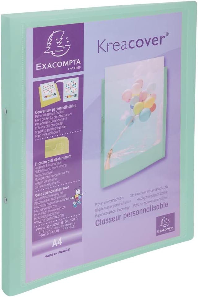 Thumbnail 3 de Exacompta 54279E Kreacover Pastel – 5 classeurs A4