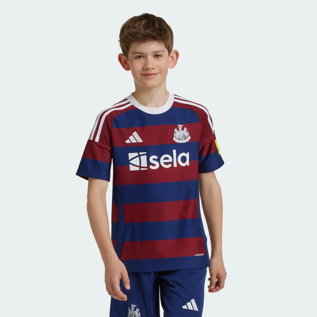 Detalle de Camiseta segunda equipación Newcastle United FC 24/25 (Adolescentes) – Adidas