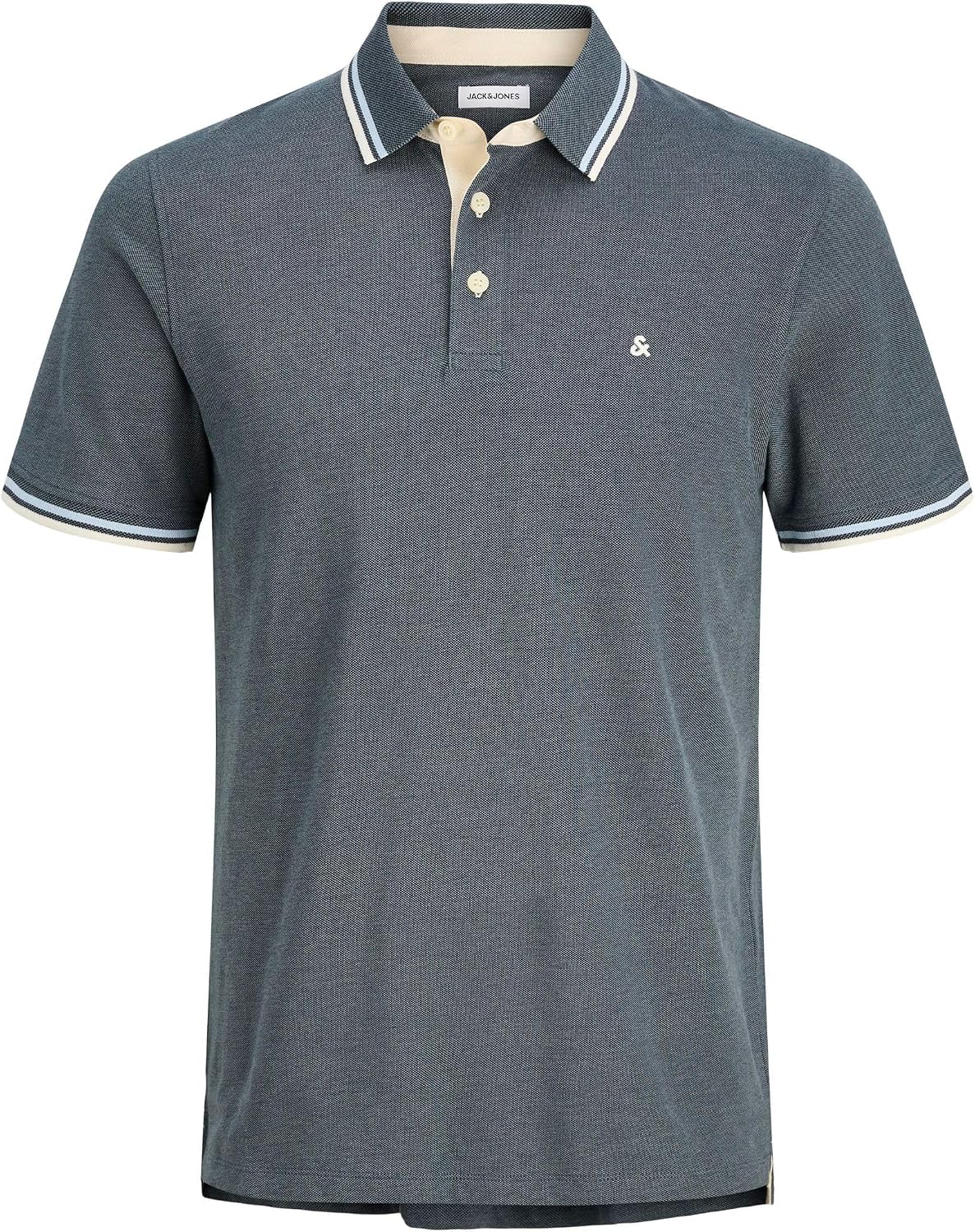 Thumbnail 5 de Jack & Jones Herren Slim Fit Polo JJEPAULOS Uni Schwarz XS
