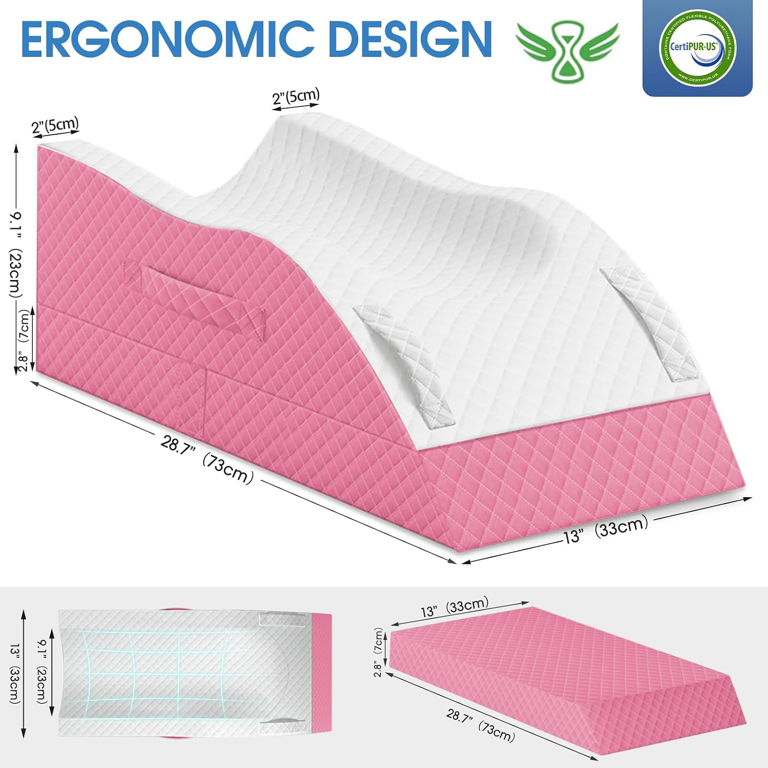 Thumbnail 1 de TranquilRelax Leg Elevation Pillow, Memory Foam