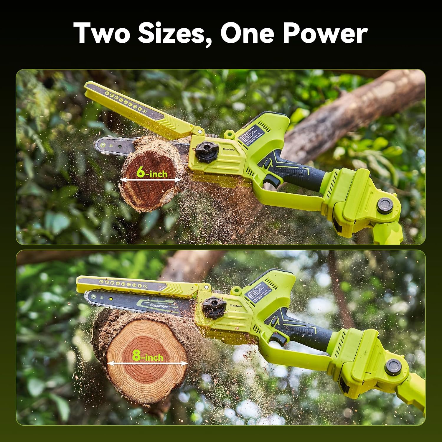 Detalle 1 de Supstable 2-in-1 Cordless Pole Saw