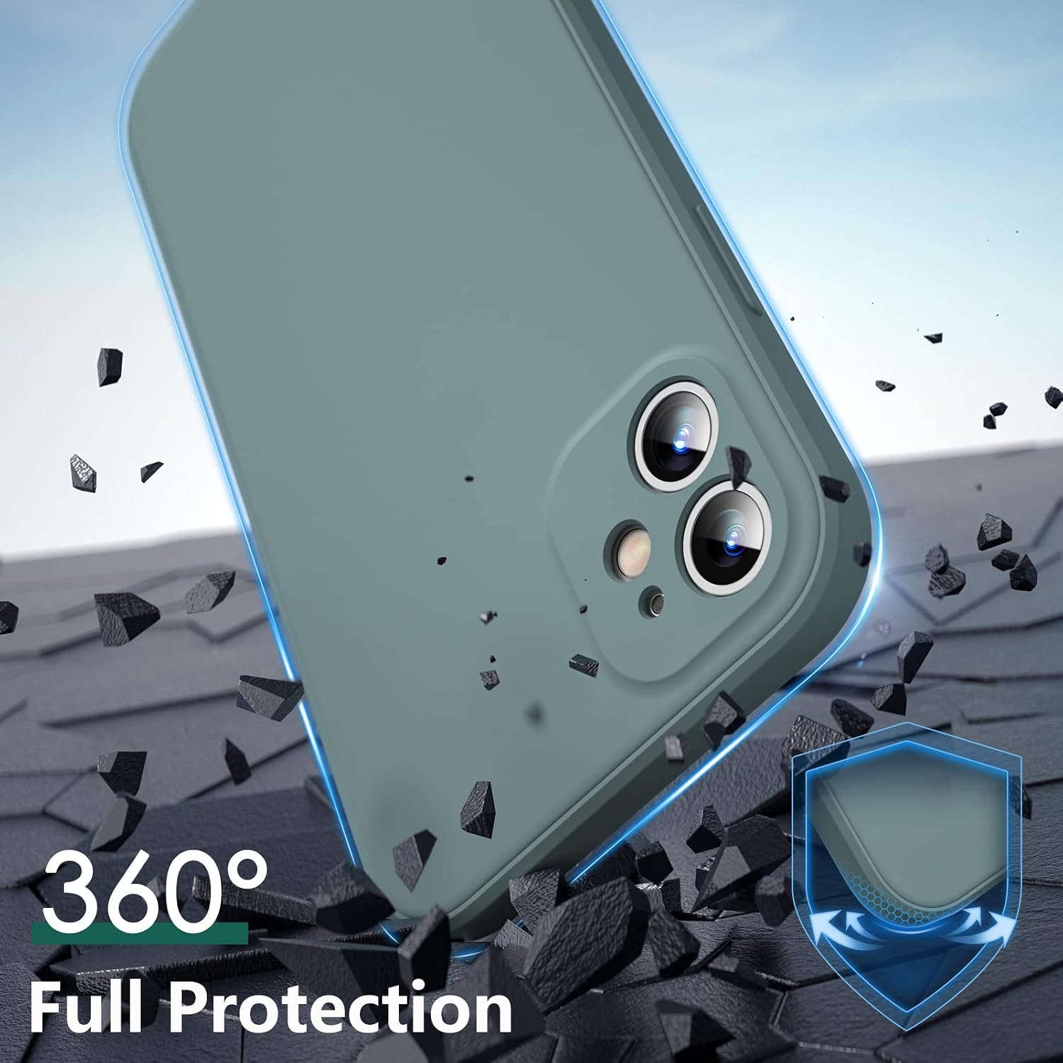 Detalle 2 de GOODVISH Funda iPhone 11 Silicona Líquida 6,1