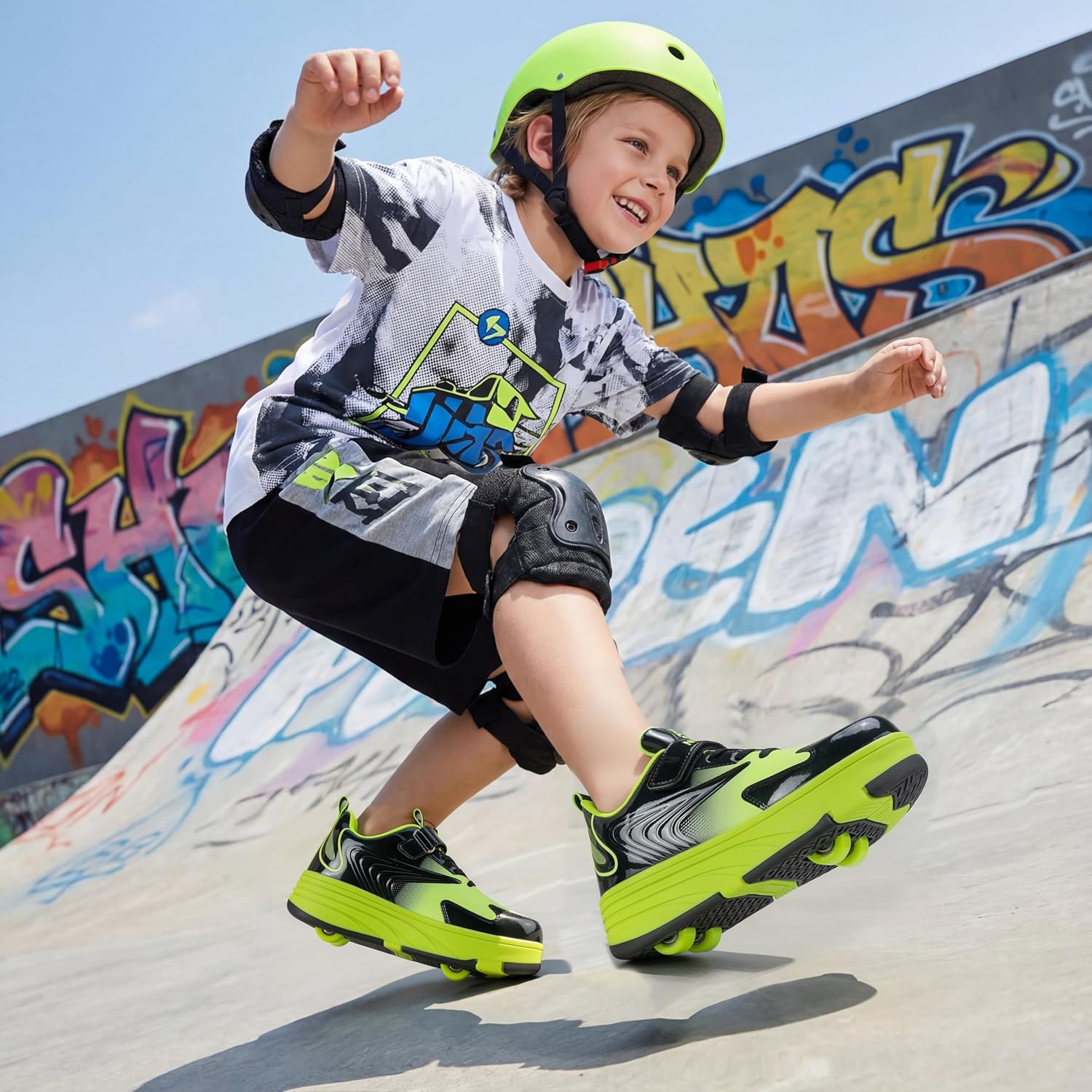 Thumbnail 3 de Niakid 4-Wheel Roller Skate Shoes for Kids – Stable, Adjustable, Versatile Fun