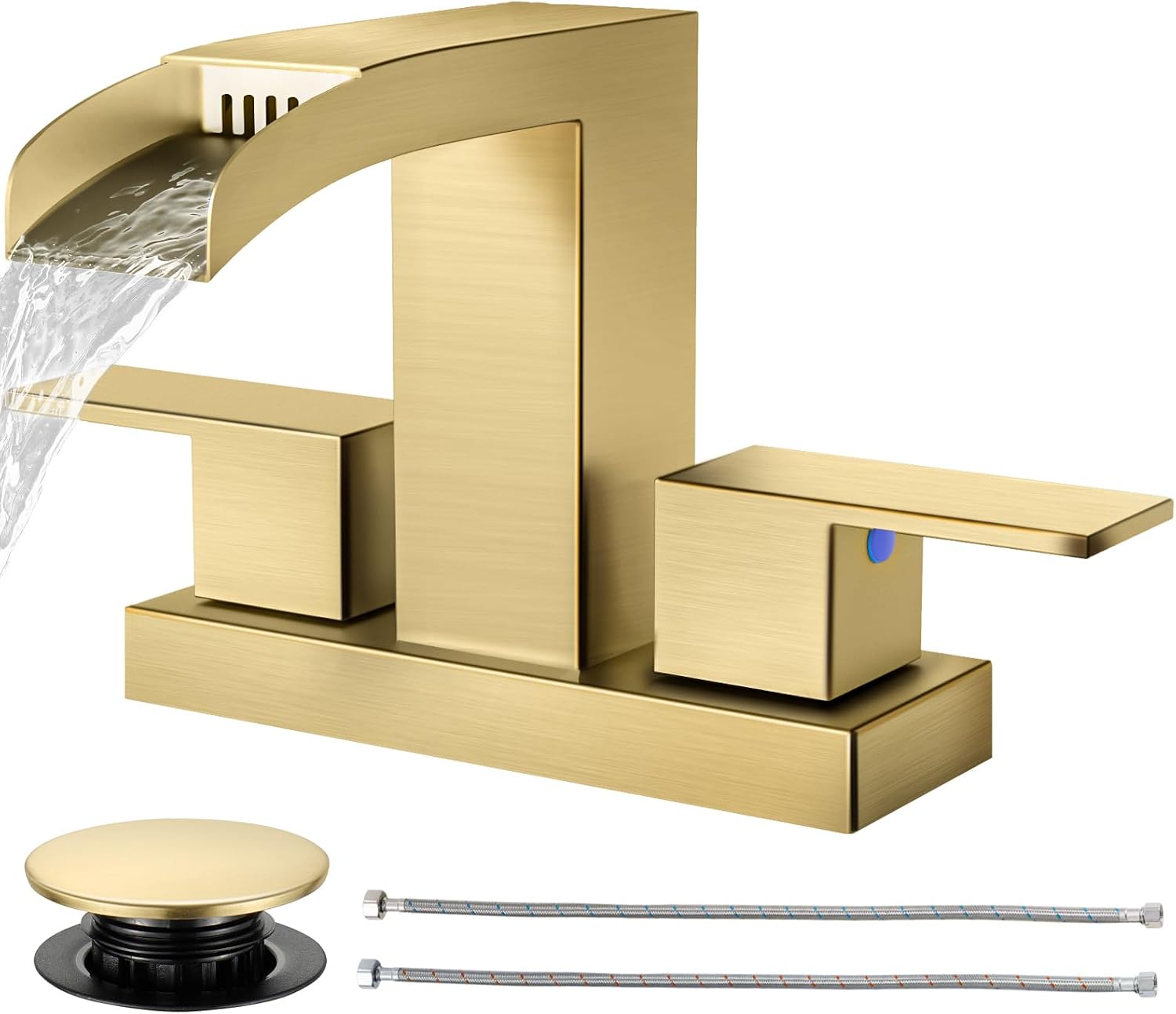 Detalle de Cobbe Bathroom Faucet, Brushed Gold