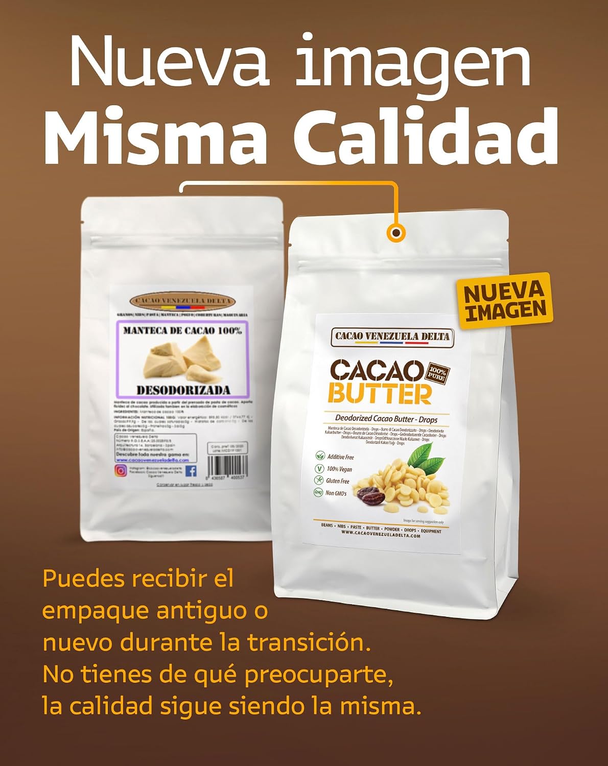 Thumbnail 5 de Cacao V Delta Manteca de Cacao pura 250g