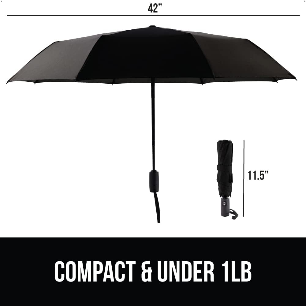 Thumbnail 4 de GORILLA GRIP Strong Windproof Compact Umbrella 42in
