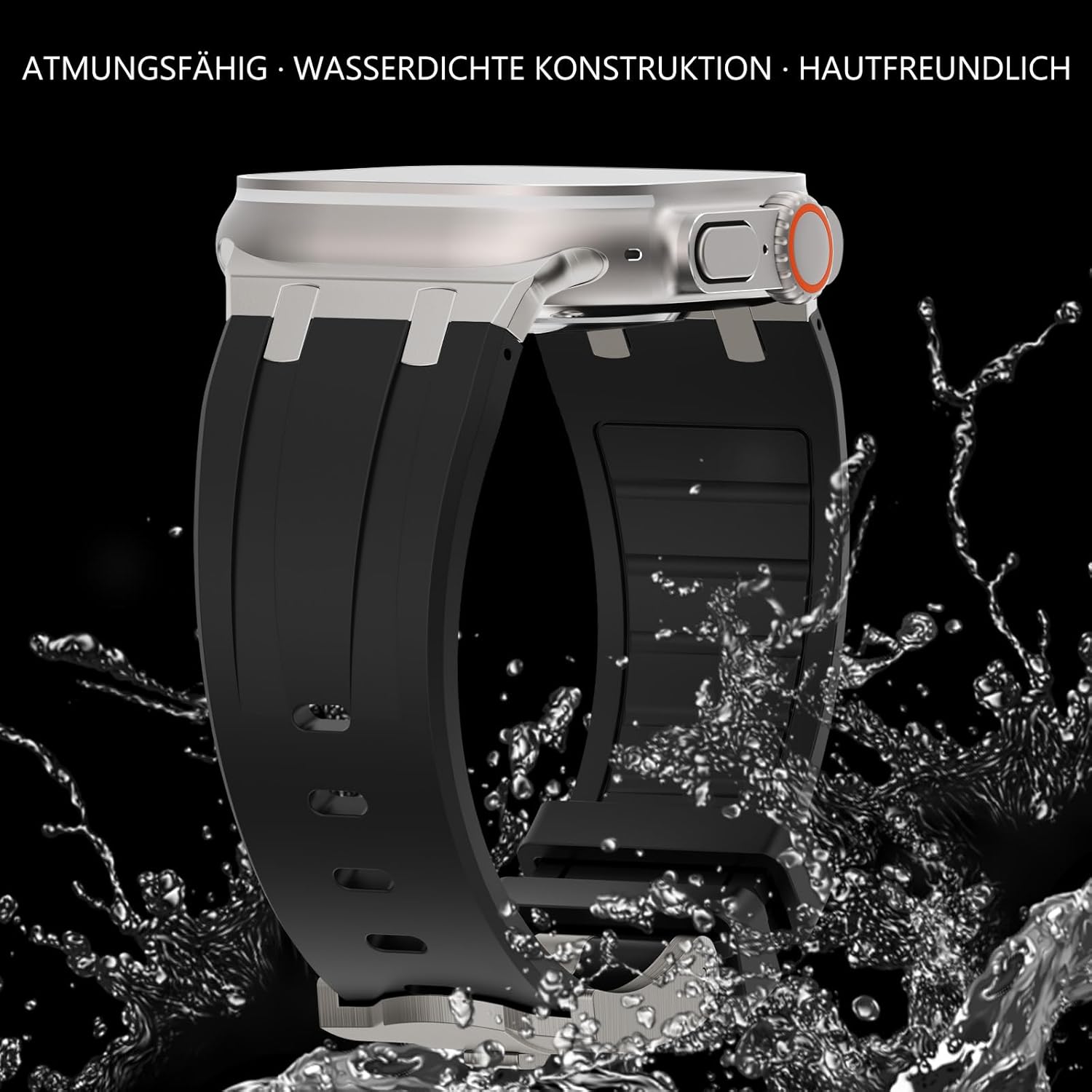 Thumbnail 5 de NewWays Apple Watch Armband 38–42mm Silikon