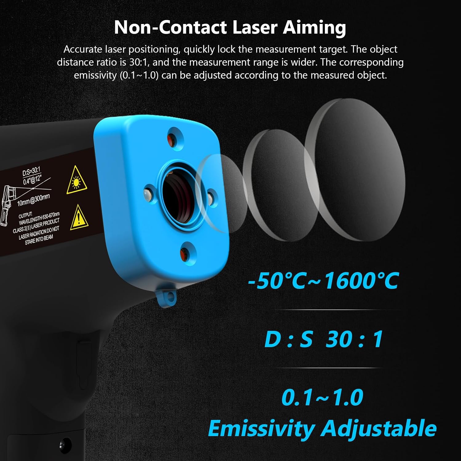 Detalle de Infrared thermometer gun HP-1600