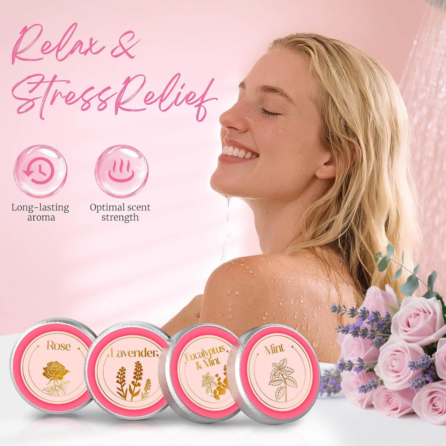 Thumbnail 1 de Shower Steamers Aromatherapy 8-Pack