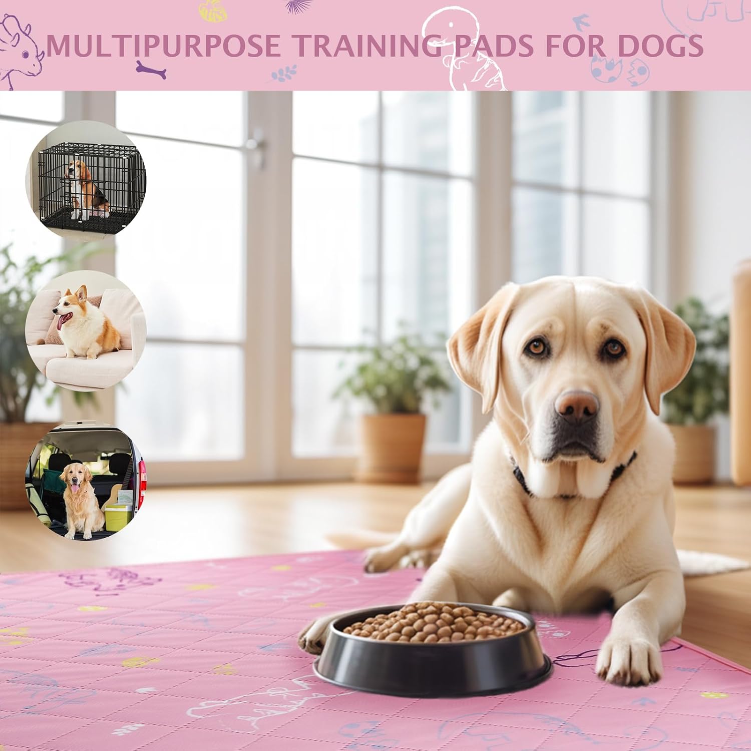 Thumbnail 5 de IEUUMLER Washable Dog Pee Pads 60x45cm