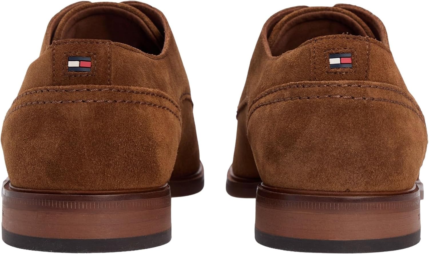 Detalle de Tommy Hilfiger Hilfiger Suede Dress Shoe Fm0fm05776 — Derby Uomo in pelle scamosciata