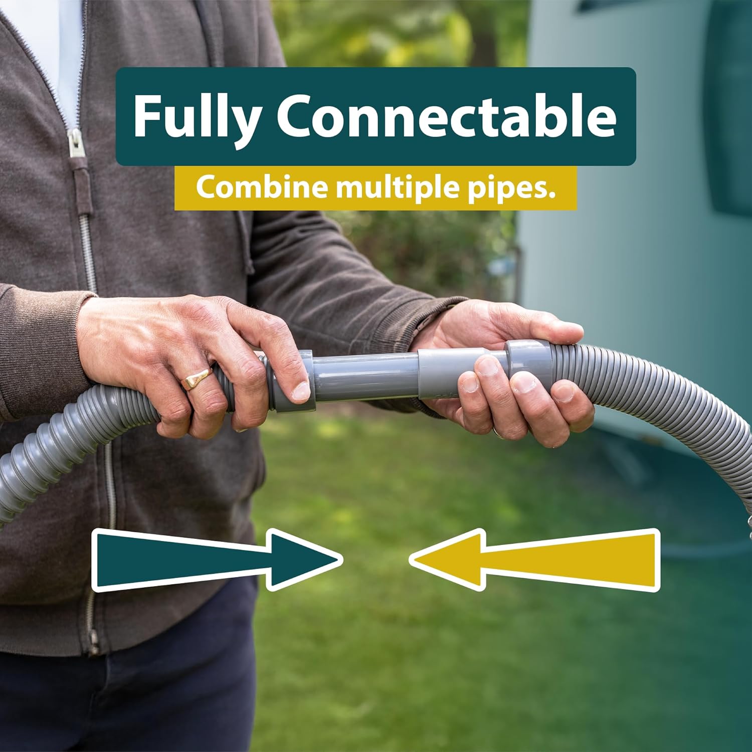 Detalle de Colapz Collapsible Waste Pipe System for Caravans and Motorhomes
