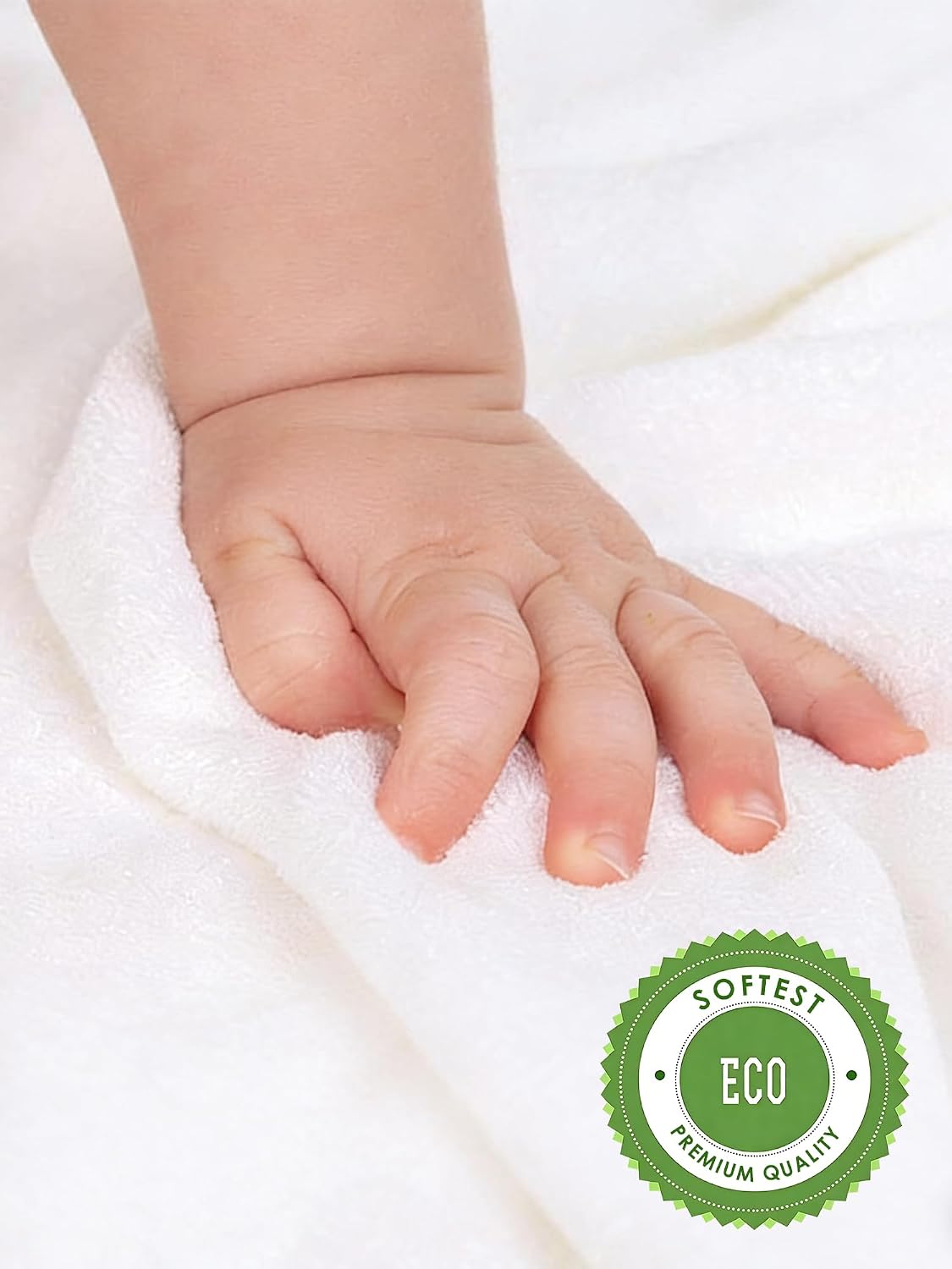 Detalle de HIPHOP PANDA Baby Washcloths, Bamboo Rayon