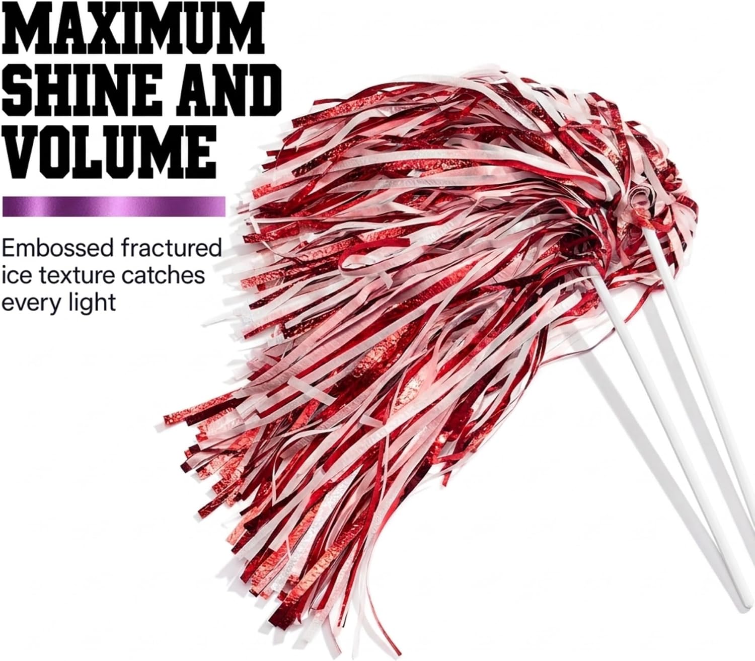 Detalle de Anderson's Metallic Pom Poms Pack of 10