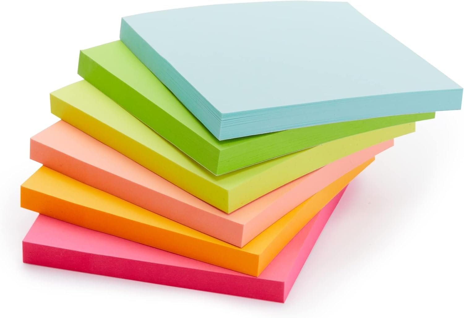 Thumbnail 3 de Amazon Basics Quadratisch Mini-Haftnotizen 7,6 × 7,6 cm, 24 Stück gemischt