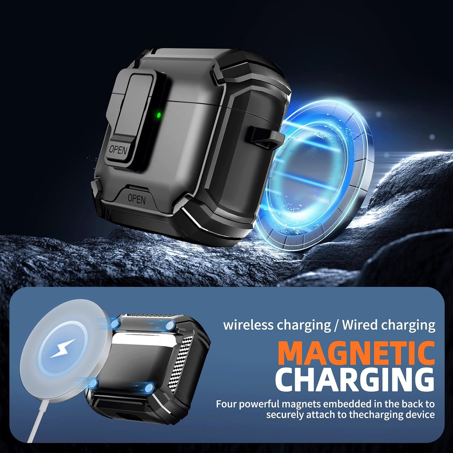 Thumbnail 5 de Inesore AirPods 4 Case with Phone Stand