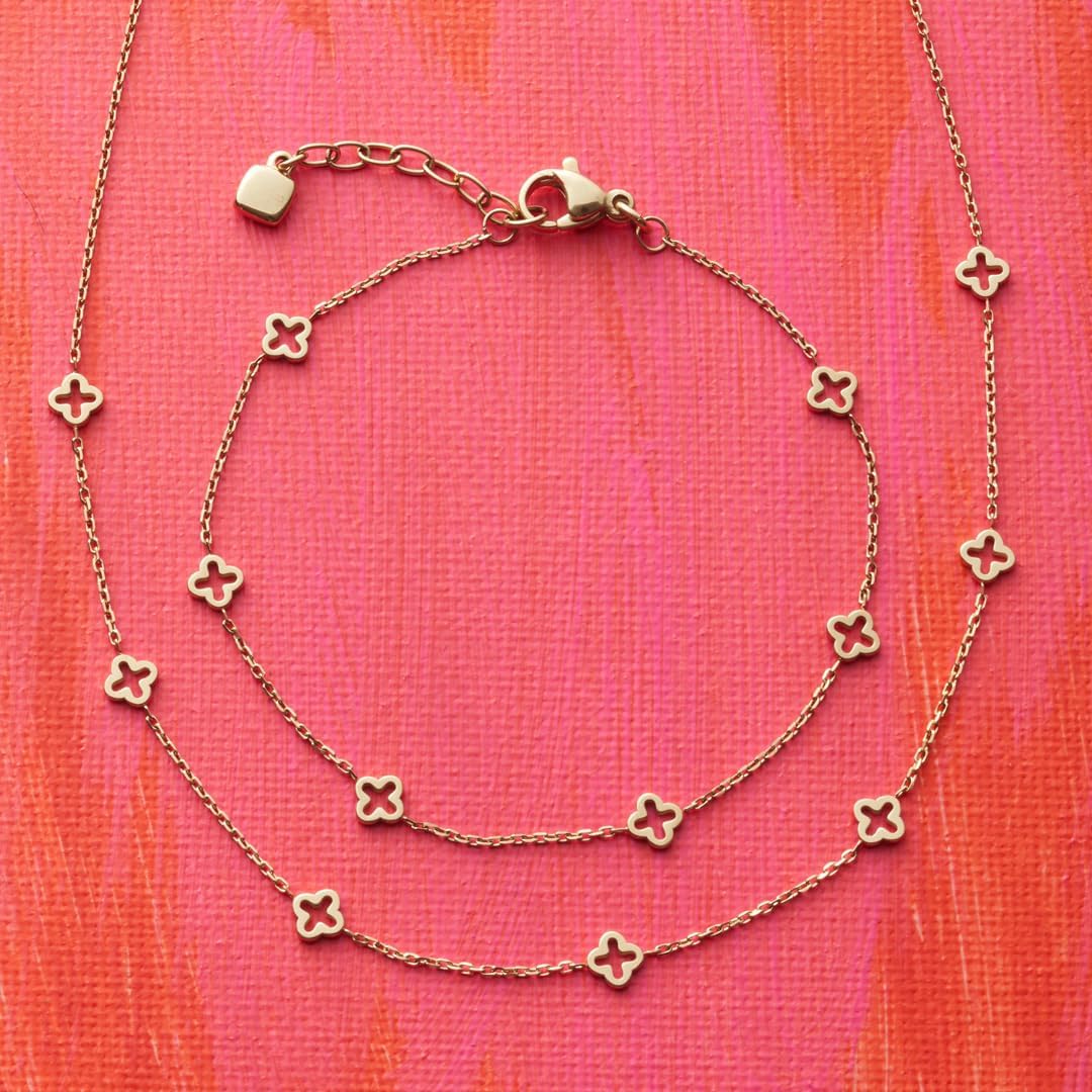 Detalle de Jewels by Leonardo Armband Ciao Janna – feine Armkette aus goldfarbenem Edelstahl
