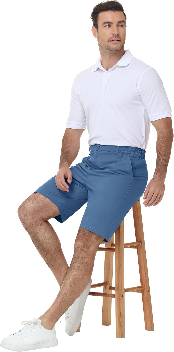 Detalle de Satankud Men's Golf Shorts 9-Inch