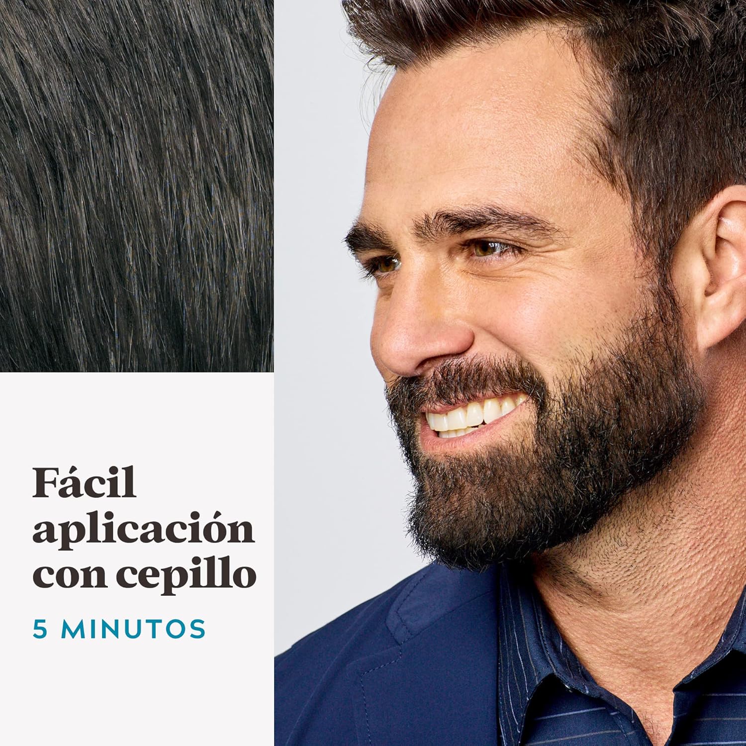 Detalle 2 de Just For Men Tinte gel barba 5 min