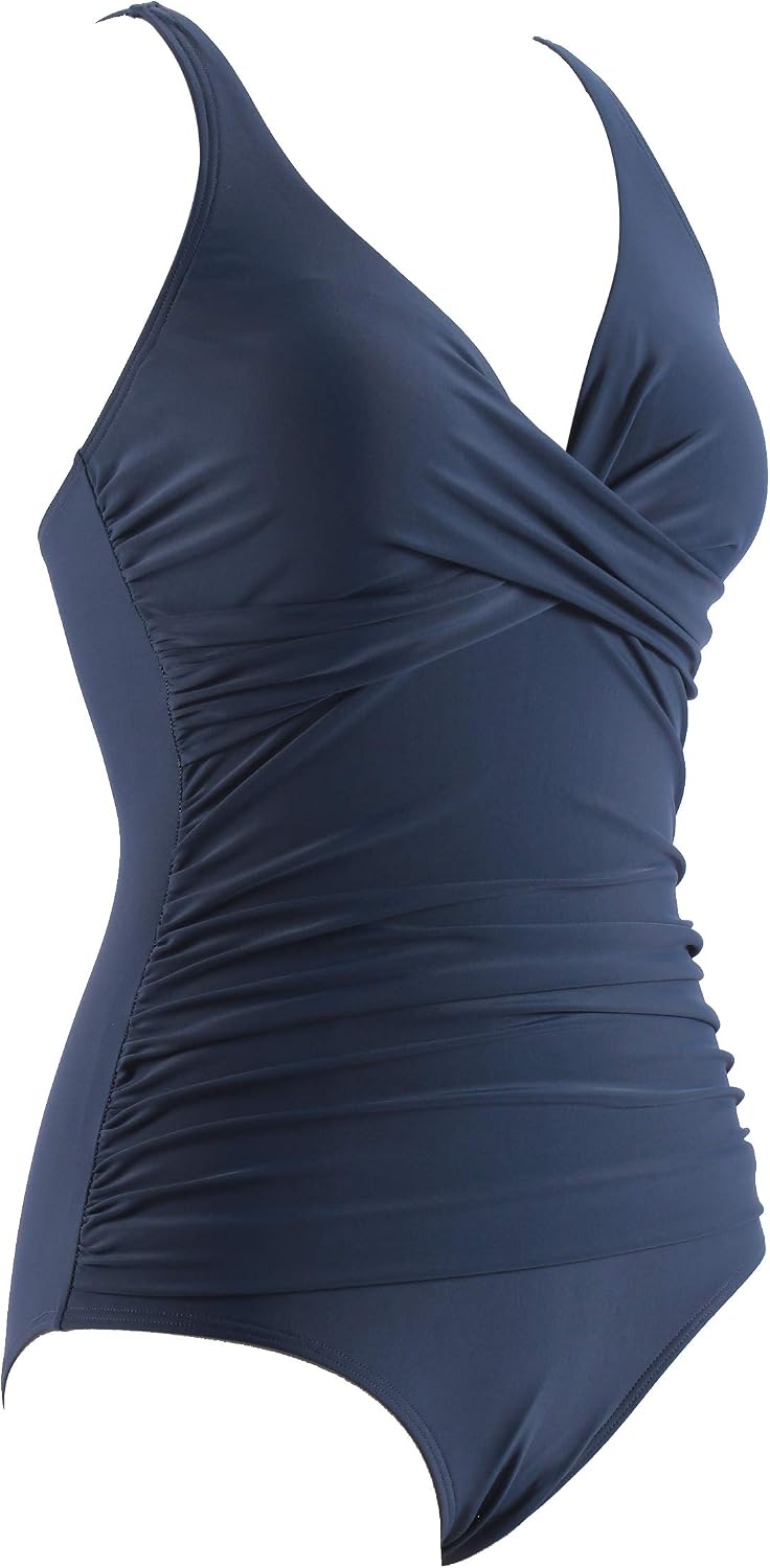 Thumbnail 3 de LA ORCHID Damen Badeanzug „Bauchweg“ mit Push-up, einteiligem V-Ausschnitt und High-Waist