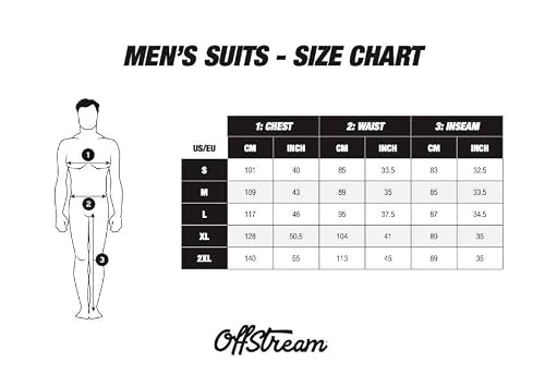 Thumbnail 6 de OFFSTREAM Beetlejuice Men's Costume Suit, Size S, Striped with Tie