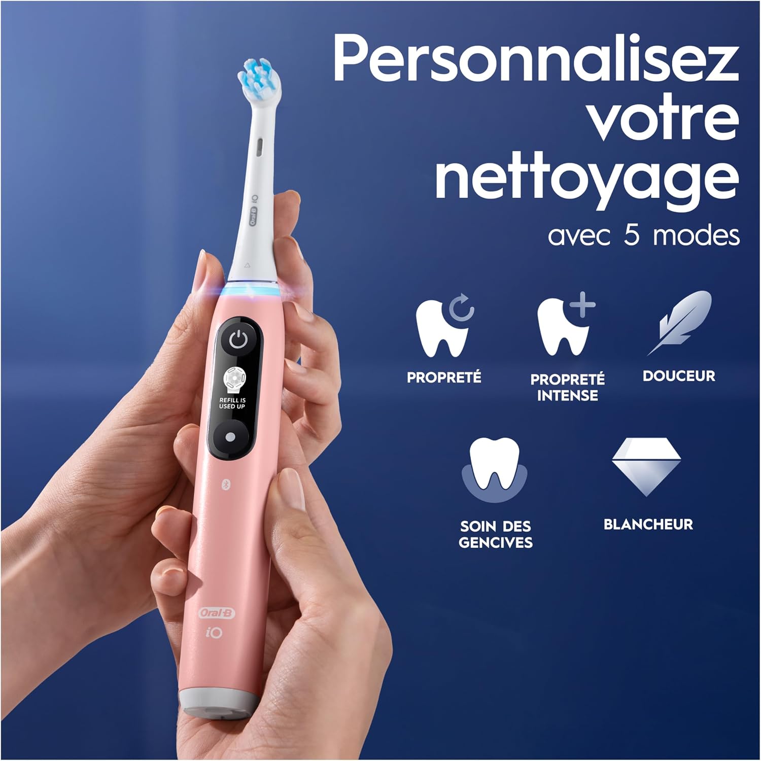 Thumbnail 3 de Oral-B iO 6 Duo Rose et Blanc